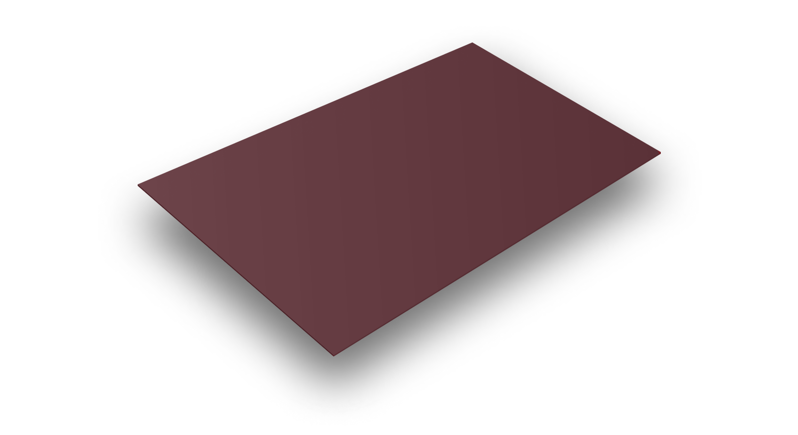 Лист плоский (Полиэстер-RAL3005-0,35)