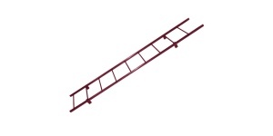 Лестница кровельная, стеновая (дл. 1860 мм) без кронштейнов (RAL 3005)
