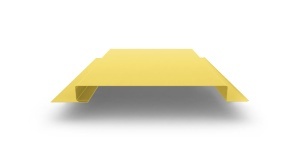 Линеарная потолочно-стеновая панель ГЛАДКАЯ RAL1018 желтый
