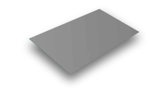 Лист плоский (Полиэстер-RAL7004-0,45)