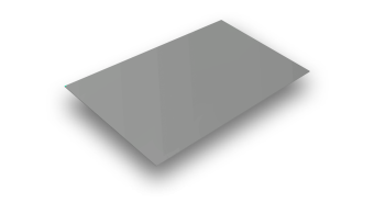 Лист плоский (Полиэстер-RAL9006-0,65)