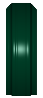 Евроштакетник узкий прямой (Полиэстер-Д-RAL6005-0,5)